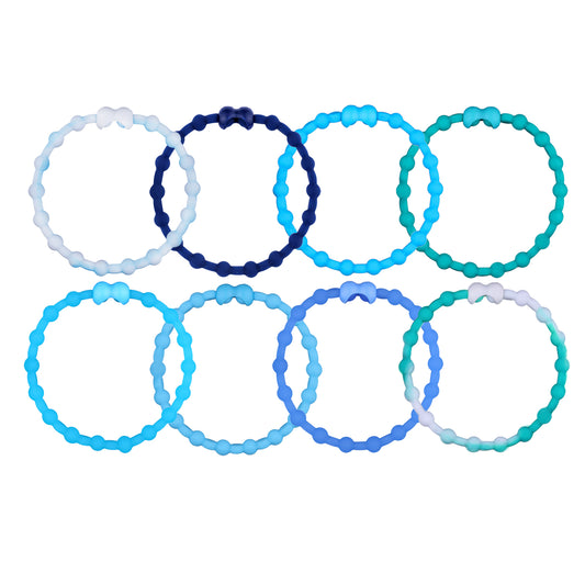 Aqua Marine Dream (8 Pack): Dive into a Sea of Colors with Our Hair Tie Collection!