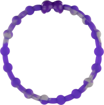 Marble Purple Hair Ties (8 Pack): A Swirl of Enchantment for Every Look