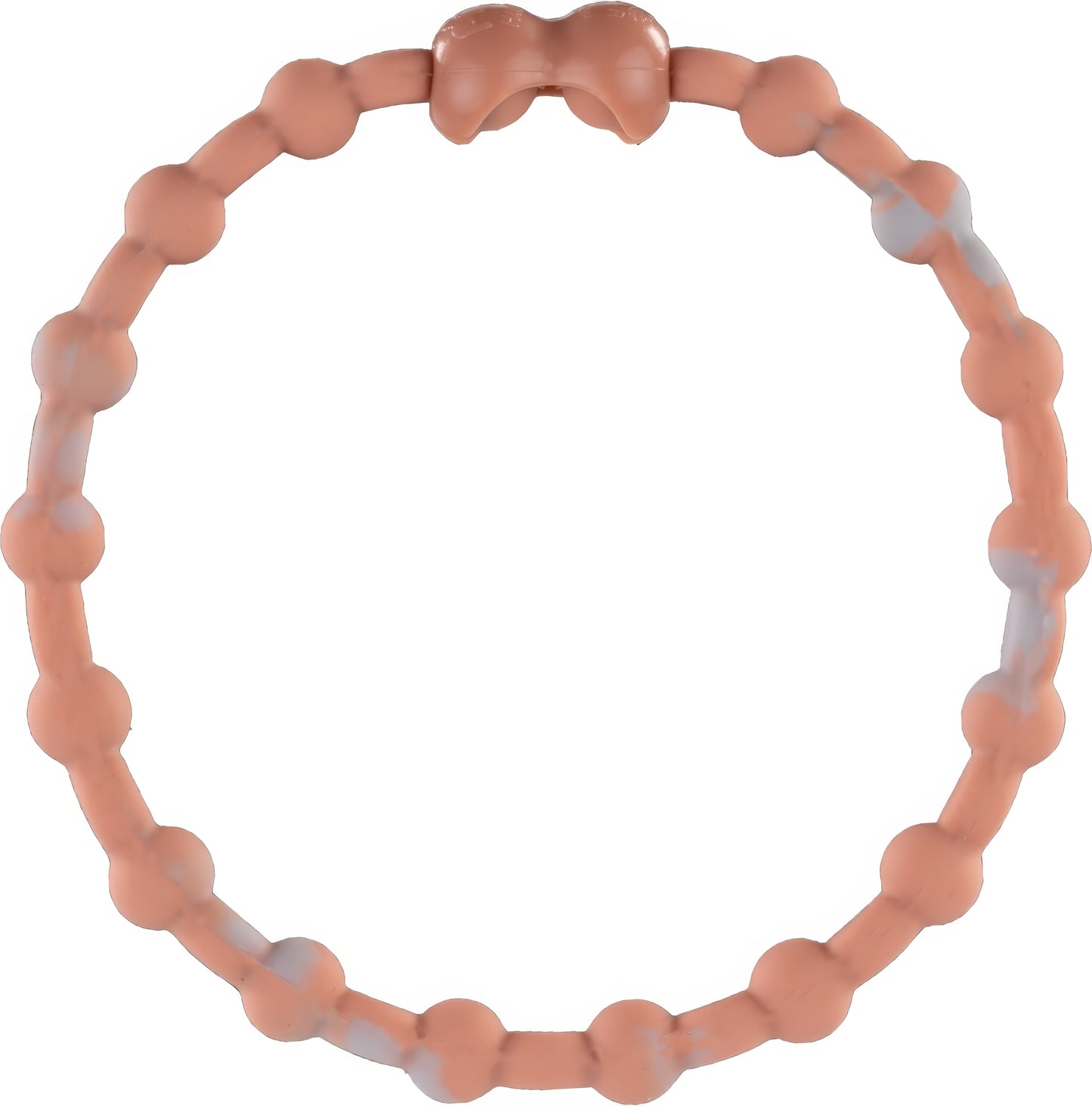 Marble Rose Gold PRO Hair Ties (4-Pack): Elegant Style for Every Look