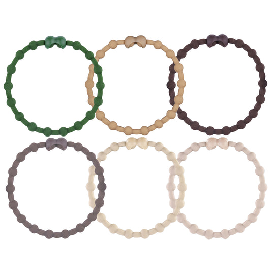 Desert Mirage Pack PRO Hair Ties (6-Pack): Shimmering Illusions for Your Hair