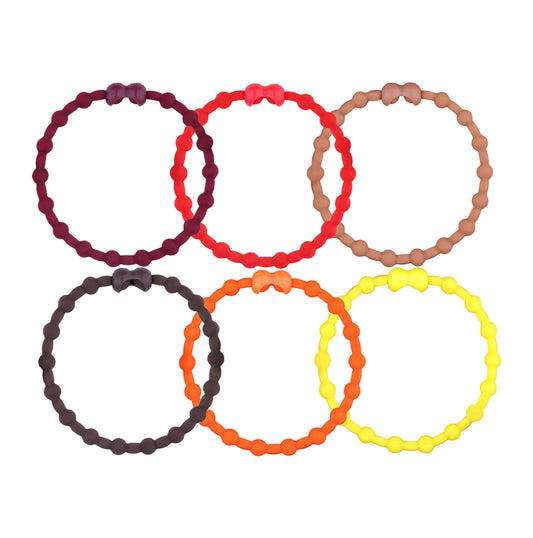 Sunset Safari Pack Hair Ties (6-Pack) - Embrace the Untamed Beauty of Dusk