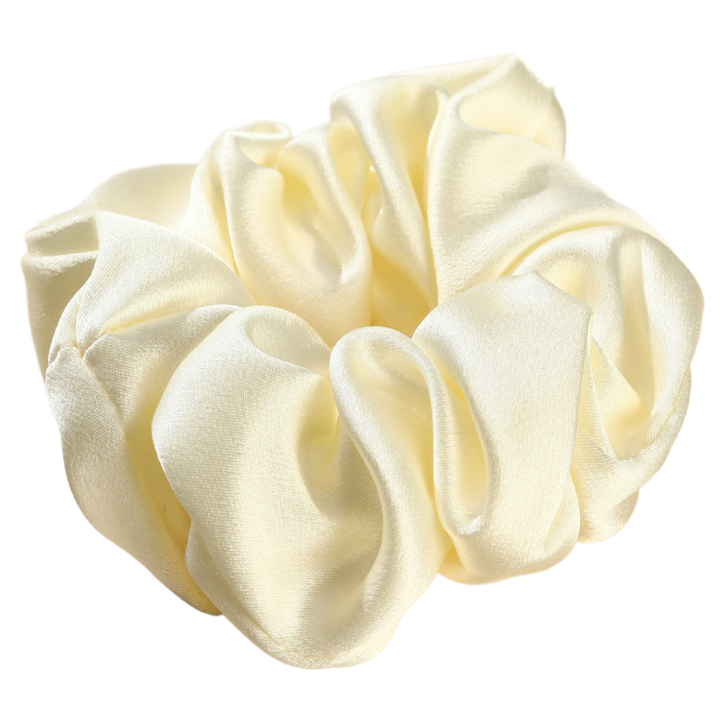 Mulberry Silk Cream Champagne Scrunchie