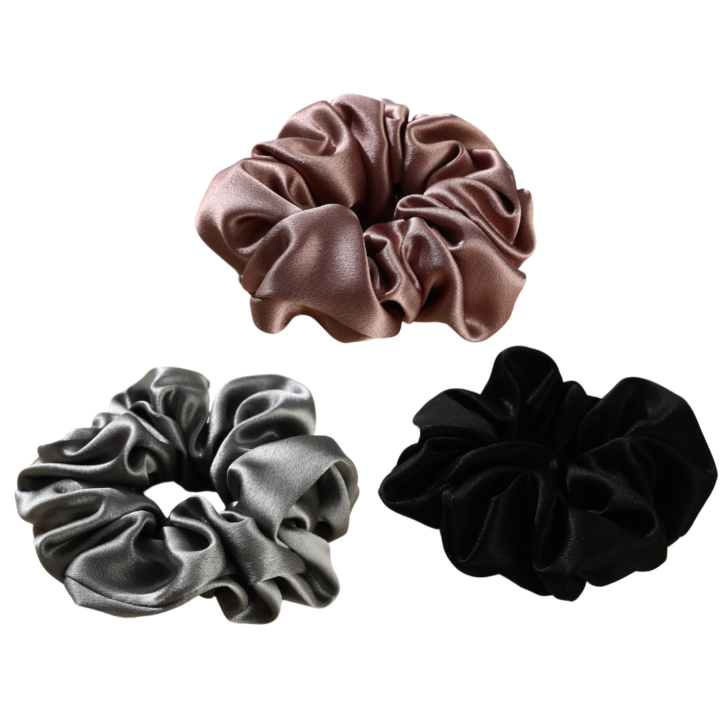 Roserel Mulberry Silk Mystic Twilight Scrunchie 3 Pack