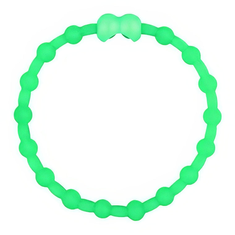 Neon Green Hair Ties (4-Pack): Add a Pop of Brightness to Your Look