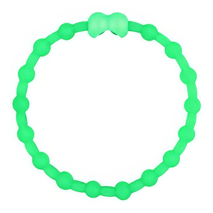 Neon Green Hair Ties (4-Pack): Add a Pop of Brightness to Your Look