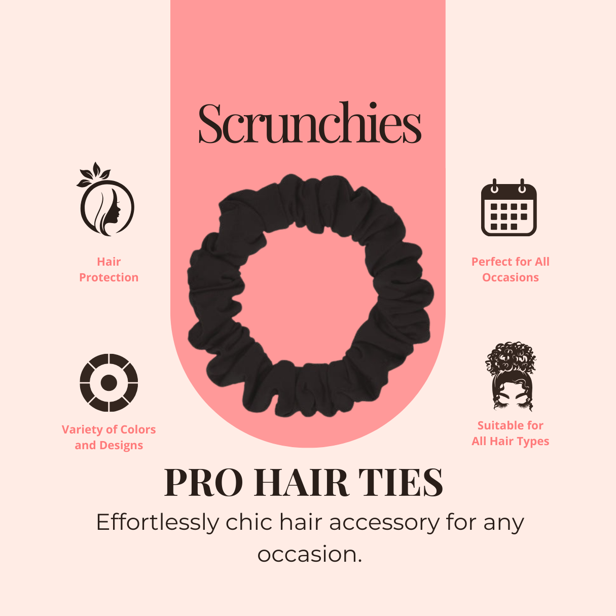 Beperkte tijdcadeau - Black Pro Scrunchie ($ 15 waarde - gratis)