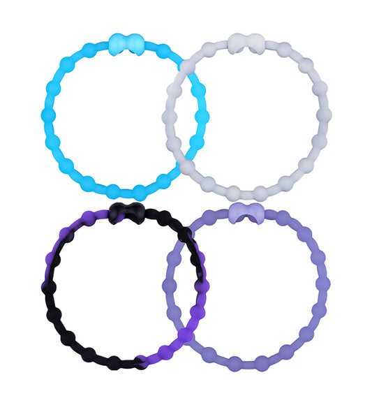 Cosmic Dusk Pack Hair Ties (4-Pack) | Celestial Magic, Secure Hold, Gentle on Hair