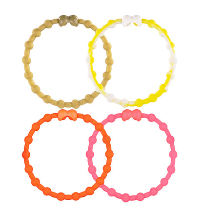 Golden Sunset Pack PRO Hair Ties (4-Pack): Embrace the Warmth of a Glowing Sunset