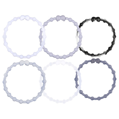 Crystal Clear Pack PRO Hair Ties (6-Pack): Effortless Style & Secure Hold