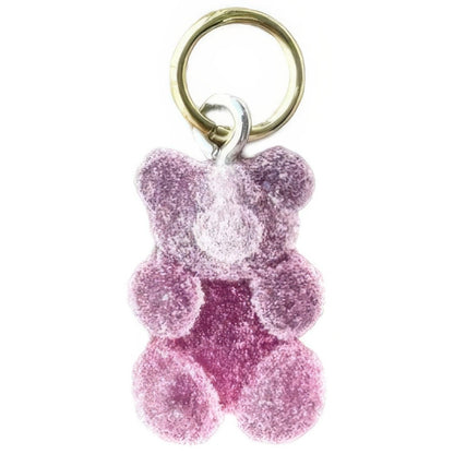 Purple Gummy Bear Keyhole Bracelet Charm